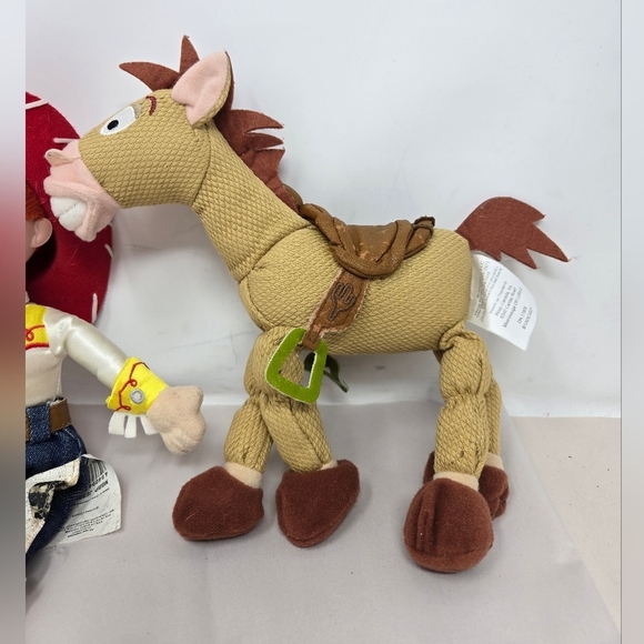 Toy Story By Disney Jessie & Her Horse Bullseye Stuffed Figure & Horse Bendable - Picture 4 of 14